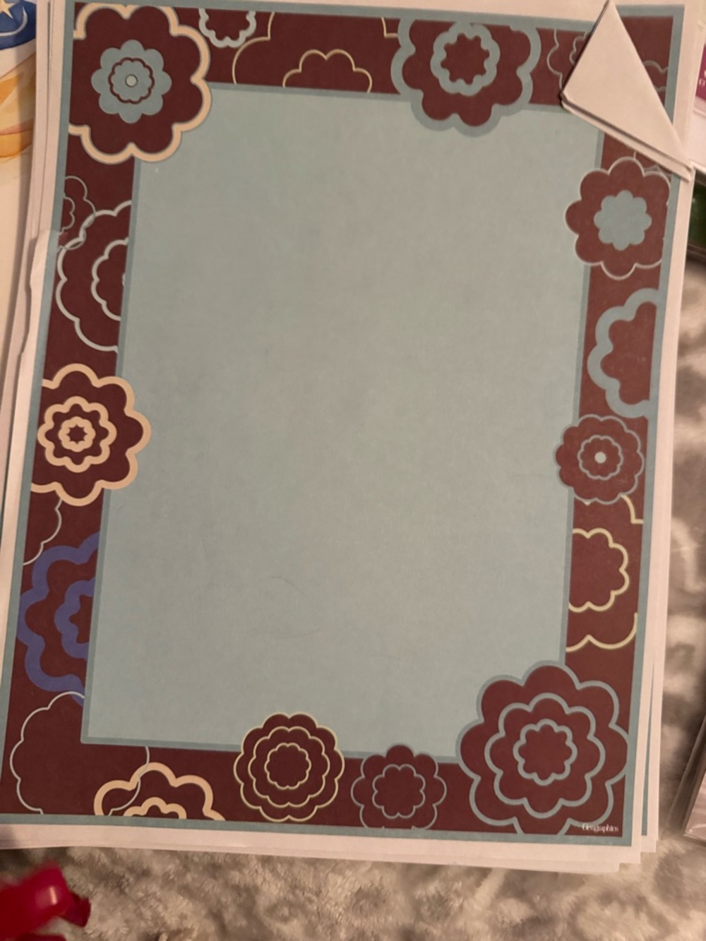 Assorted Decorative computer paper - Floral & Patterned Designs - Picture 2 of 4
